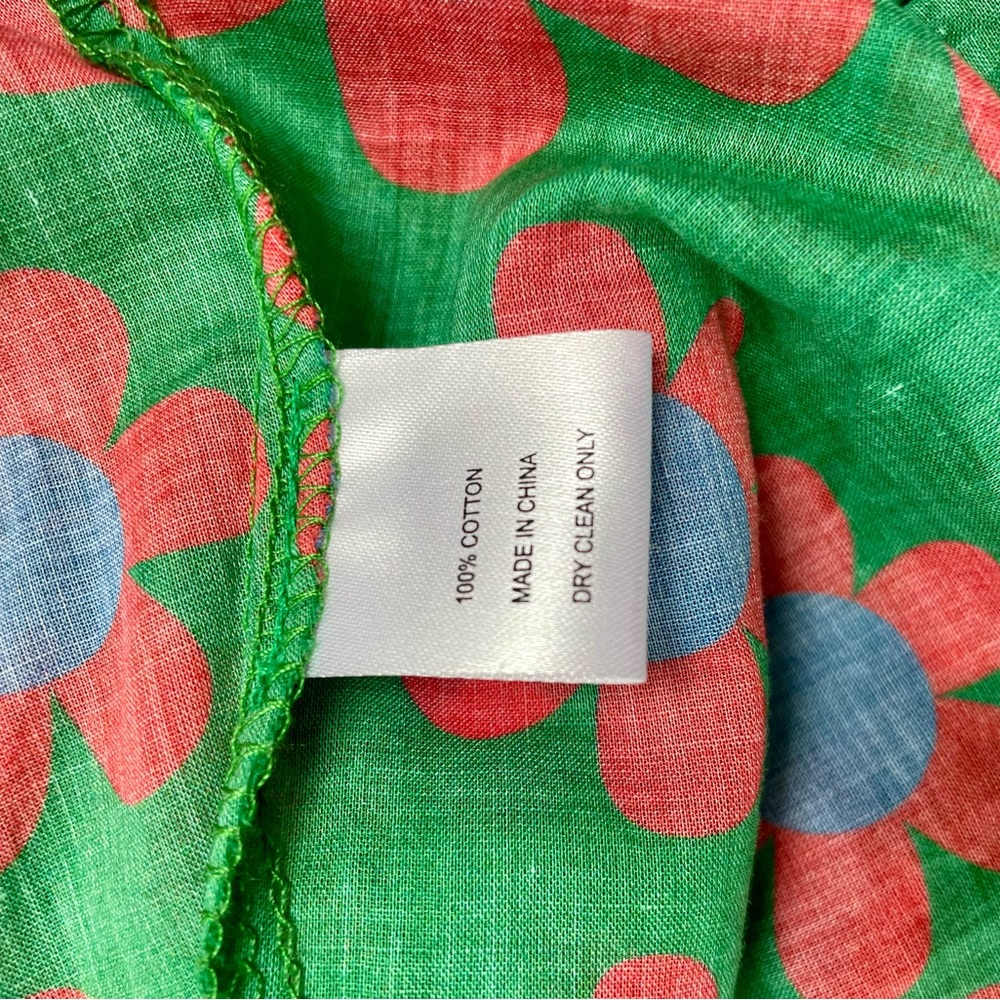 Cynthia Rowley Spencer Smocked Mini Ruffle Dress - Size M - Picture 7 of 7